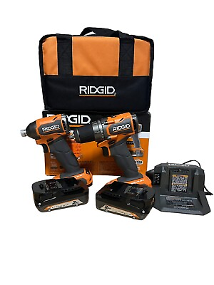 RIDGID R97801 Sub Compact Brushless 18 V Cordless Drill Set #ad $119.95
