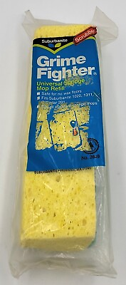 #ad Suburbanite Scrubber Grime Fighter Universal Sponge Mop Refill $9.99