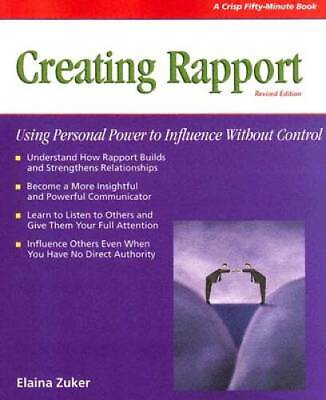 #ad Creating Rapport: Using Personal Power to Influence Without Control Cris GOOD $10.37