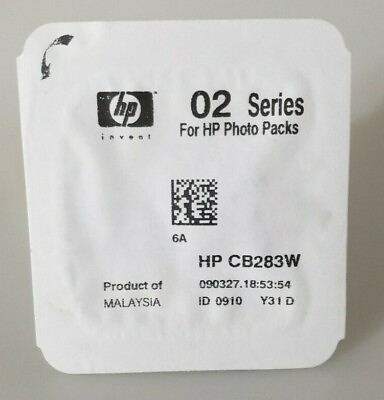 #ad Genuine HP 02 Series Ink Cartridge Cyan Blue HP CB283W BRAND NEW $12.00
