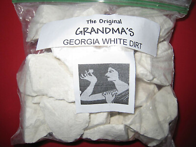 #ad Grandma#x27;s Georgia White Kaolin Clay Chunks Edible Dirt Chalk ASMR $9.95