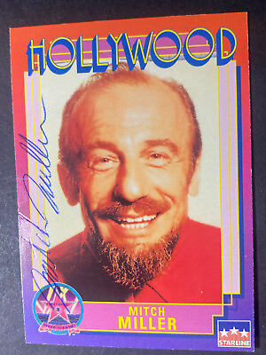 #ad MITCH MILLER SIGNED HOLLYWOOD CARD COA amp; MYSTERY GIFT 047 $6.26