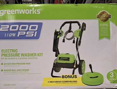 Greenworks 2000 Psi Electric Pressure Washer #ad $195.00