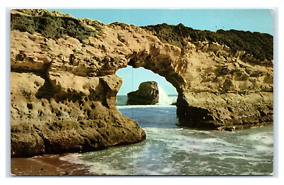 #ad Postcard Natural Bridge Swanton Beach State Park Santa Cruz CA E6 $1.99