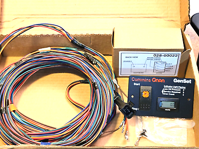 #ad ONAN 75#x27; HARNESS 8 PIN PLUG amp; SILENT REMOTE GAS START SWITCH PANEL HOUR METER $219.32