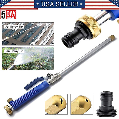 #ad Hydro Jet High Pressure Power Washer Water Spray Gun Nozzle Wand Cleaner New $10.95