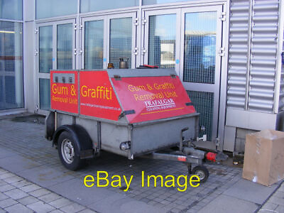 #ad Photo 6x4 Gum amp; Graffiti removal unit Scotstoun Blocking a fire exit at B c2011 GBP 2.00