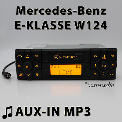 #ad Mercedes W124 Radio Audio 10 BE3100 MP3 AUX IN Becker Kassettenradio E Klasse EUR 269.00
