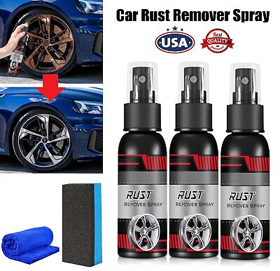 #ad 3× Multi Purpose Car Rust Remover Inhibitor Maintenance Derusting Spray Cleaning $11.39