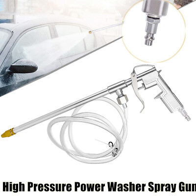 High Pressure Power Washer Water Spray Gun Nozzle Wand Attachment Garden Hose $12.99