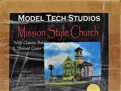 #ad #ad MODEL TECH STUDIOS 50049 MISSION STYLE CHURCH LIMITED EDTION HO SCALE KIT $89.99