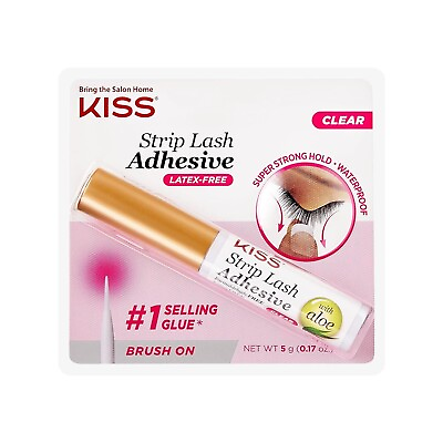 #ad KISS Strip False Eyelash Glue Waterproof Eye Lash Extension Adhesive Clear $5.89