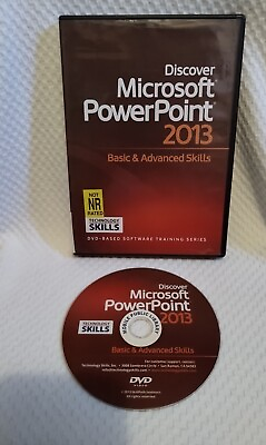 #ad Microsoft Excel 2013 PowerPoint Video DVD Based Software Training Series $28.99