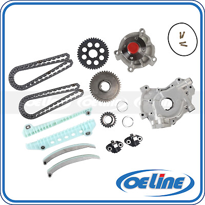 #ad For 2009 Ford F 150 4.6L V8 SOHC Engine Timing Chain Kit Water Pump Oil Pump $145.99