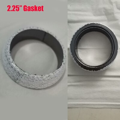 #ad Donut Style Car Exhaust Gasket 2.25quot; ID. Exhaust Pipe To Manifold Flexible Graph $10.82