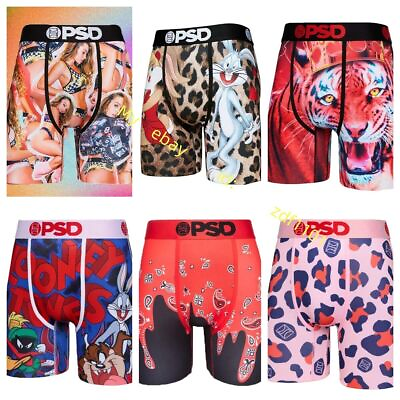 #ad New Quick Dry Men Underwear Boxers Briefs PSD Cotton Shorts Pants With Bags $8.79