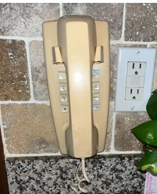 #ad Gold Western Electric ATamp;T Vintage Wall Telephone Rare Yellow Gold CS26548MPF $48.00