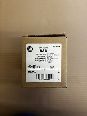 #ad #ad AB 836 C7A Pressure Control Type 1 Enclosure New In Box Spot Goods Fast Ship $559.55