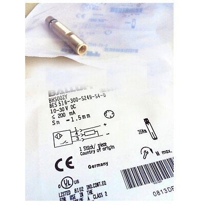 #ad #ad BALLUFF BES 516 300 S249 S4 D BHS002Y Pressure rated Inductive Sensors PNP ✦KD $67.59