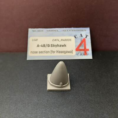 #ad CAT4 R48035 1 48 A 4B P Q Skyhawk nose section for Hasegawa model kit $15.80