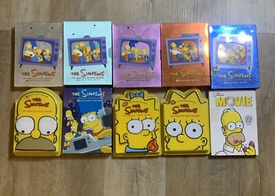 #ad THE SIMPSONS SEASON 1 9 Movie DVD COLLECTION $94.00