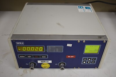#ad Wika Dual Range Pressure Indicator Dual Port 2 Bar 20 Bar FH48 $688.48