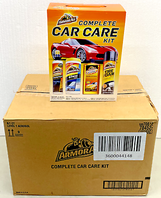 #ad Armor All Complete Car Care Kit Soap Tire Foam Protectant Wipes CASE of 6 $79.95