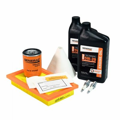 #ad Generac A0002074708 Maintenance Kit with Proprietary 5W 20 Synthetic Oil for 14 $69.84
