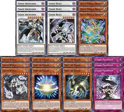 Yugioh Chaos Deck Core Photon Hypernova Chaos Archfiend Mirage 21 Cards PRESALE $17.99