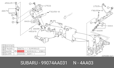 #ad Genuine OE Hose Fuel 99074AA031 for Subaru 99074 AA031 EUR 33.21