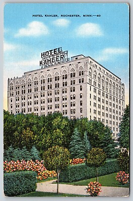 #ad Postcard Hotel Kahler Rochester MN J28 #1 $5.97
