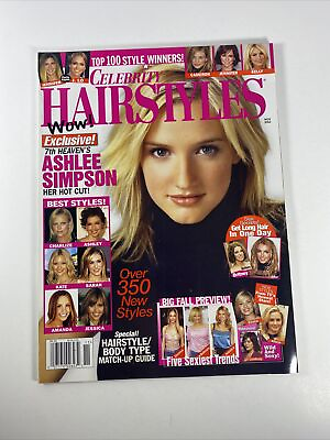 #ad Celebrity Hairstyles Magazine November 2003 Ashlee Simpson Cover ALL COLOR Wn $9.99