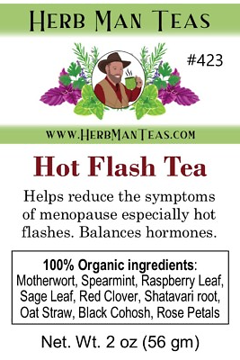 #ad HOT FLASH TEA for menopause symptoms especially hot flashes. It works great $17.50
