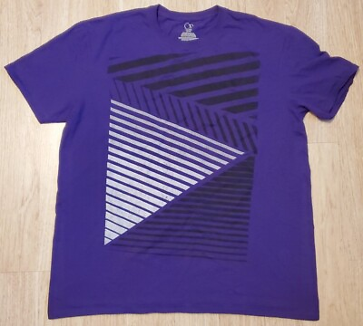 #ad #ad OP Ocean Pacific T Shirt Men#x27;s XL Purple 80s Retro Graphic Print SS Cotton EUC $17.99