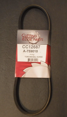#ad New Cutting Edge Parts CC12687 Replacement Belt 3 8quot; A 759010 Toro Wheelhorse $8.95
