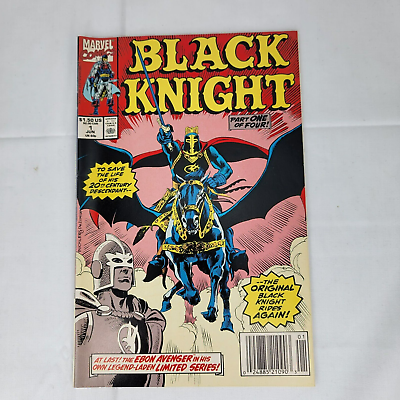 #ad Marvel Comics Black Knight #1 quot;Part One Of Four quot; Comic Book Very Good Condition $34.77