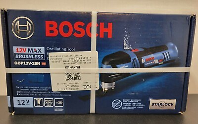 #ad Bosch 12V Brushless Oscillating Tool #GOP12V 28N $78.95
