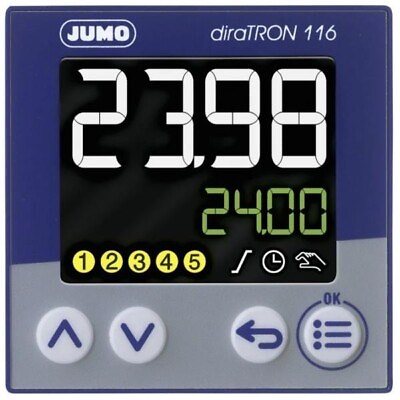 #ad JUMO 00680786 diraTRON 116 Temperature Pressure Variable Controller 48x48mm AC $599.95