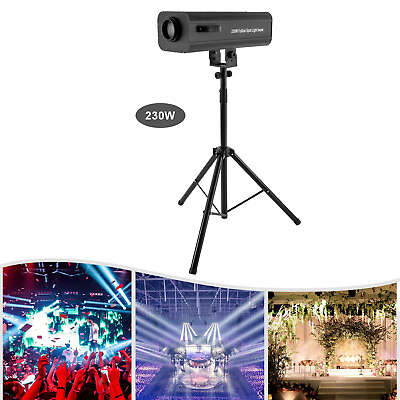 #ad 230W 6 Color LED Spotlight Follow Stage Light Disco DJ Show Party Lighting DMX $284.00