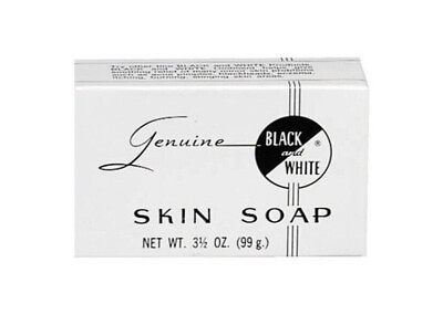 #ad BLACK AND WHITE SKIN SOAP 3.5OZ FREE SHIPPING $8.99