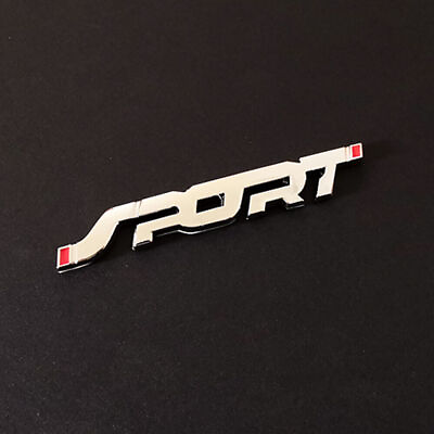 #ad 1pcs Metal 3D SPORT Logo Car Emblem Badge Sticker Trunk Bumper Decal Accessories $4.95