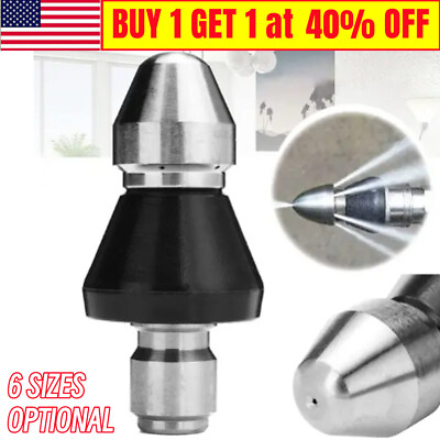 #ad 2024 Pipe Unclogger Nozzle Sewer Cleaning Tool High Pressure Nozzle $12.69