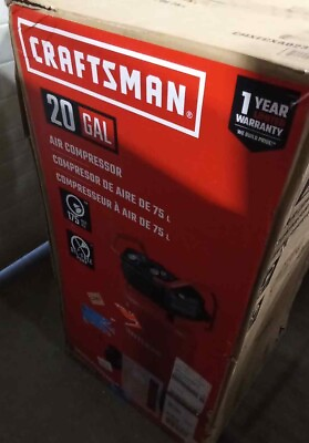 #ad CRAFTSMAN Air Compressor 20 Gallon 1.8 HP Oil Free Air Tools Max 175 PSI $363.09