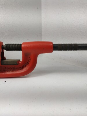 #ad 32810 Ridgid Model 1 A Heavy Duty Red Pipe Cutter 1 8quot; to 1 1 4quot; 3 32mm $71.99