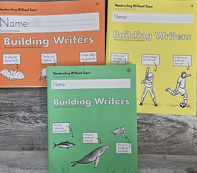 #ad Handwriting Without Tears Building Writers Book A B and C Lot of 3 Brand new $23.77