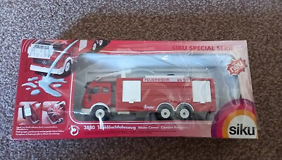 #ad Siku 1 55 Scale 3880 Mercedes Benz Water Canon Fire Department Truck GBP 39.99