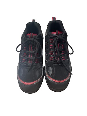 #ad #ad SR Max Mens Black Safety Shoe Boone SRM 4600 Black Sz 11.5 Slip Resistant $52.98