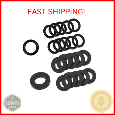 #ad Timsec 10Pcs Propane Tank Gasket and 10Pcs O Rings for Soft Nose P.O.L. Fittings $13.32