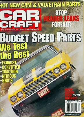 #ad #ad 2000 Car Craft Magazine: Budget Speed Parts Cam amp; Valvetrain Parts Stop Leaks $3.50