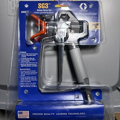 #ad New Graco SG3 243012 Metal 3600 PSI Airless Spray Gun with 515 Spray Tip $99.00
